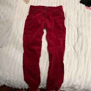 J. McLaughlin Red Corduroy Pants